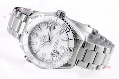 (VS Factory) Omega Seamaster Planet Ocean 600m White Ceramic Ladies Watch